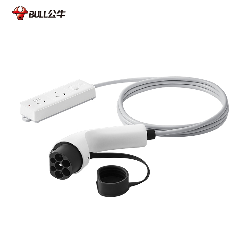 公牛特斯拉充电桩随车充电枪新能源车充电器电动汽车通用家用电线